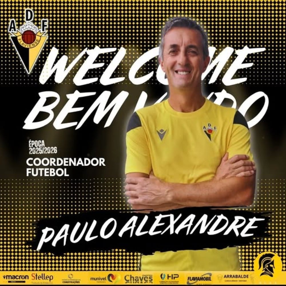 Paulo Alexandre é o novo Coordenador de Futebol da AD Flaviense