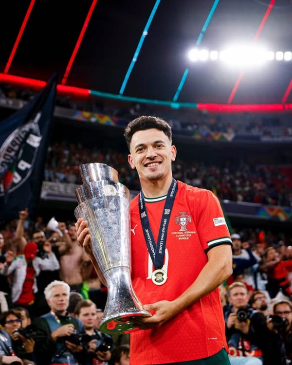 Vidaguense Pedro Gonçalves sagra-se campeão da Liga das Nações