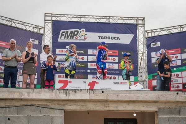 Aguiarense Duarte Machado no pódio do Nacional de Motocross